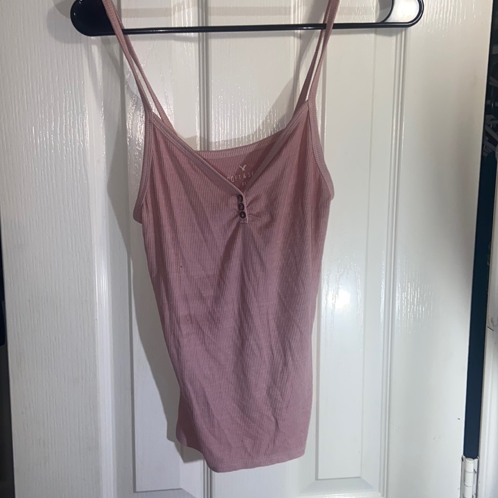 NWOT American eagle Henley ribbed tank
